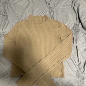 Forever 21 Olive Green Turtleneck Sweater